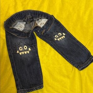 GAP Kids Dark Blue Monster Jeans